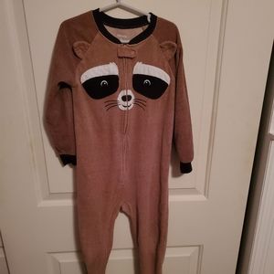 Toddler boys fleece footed pajamas
